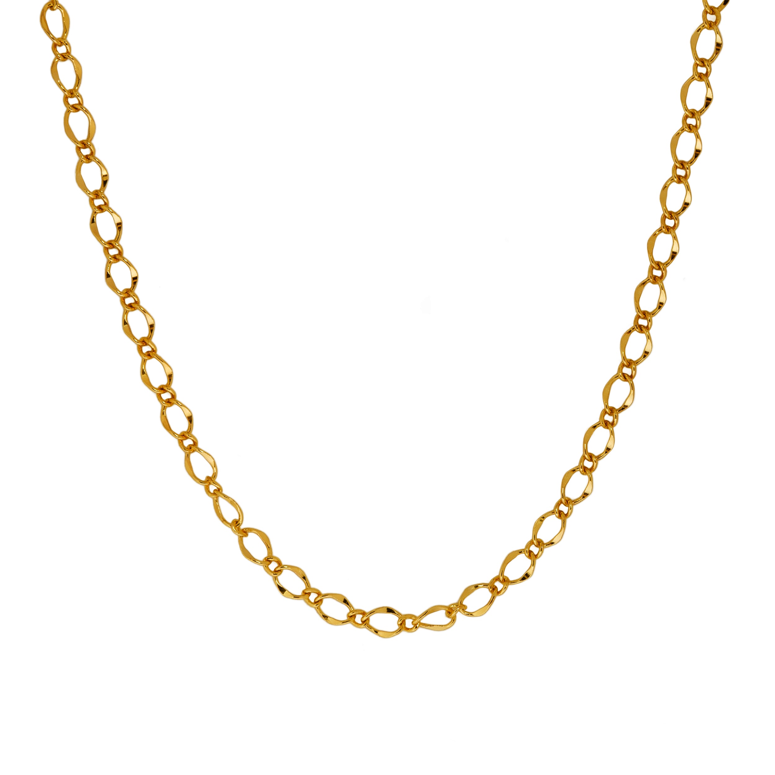 Oculus Necklace Chain in Gold