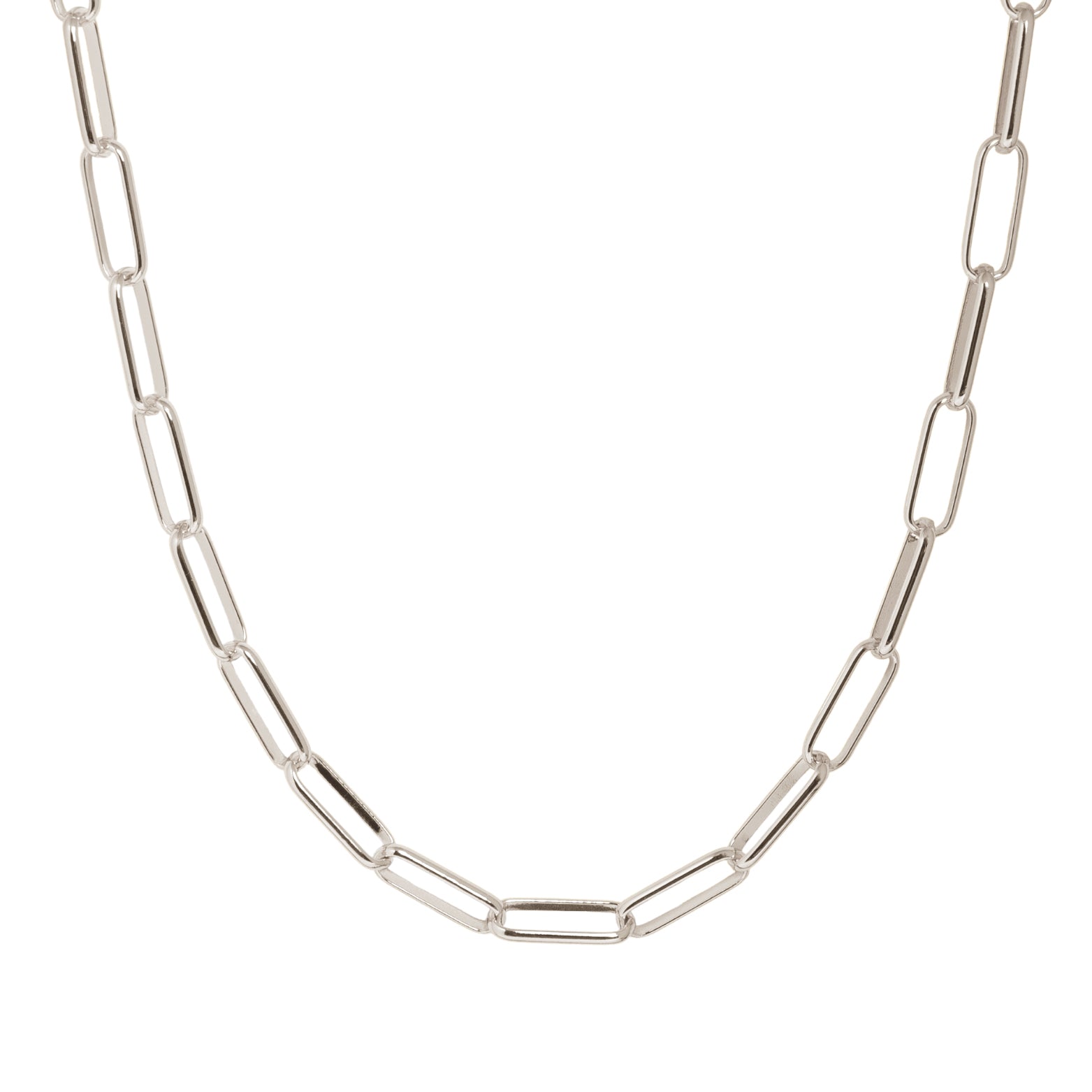 Ovale Necklace Chain in Silver