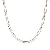 Ovale Necklace Chain in Silver