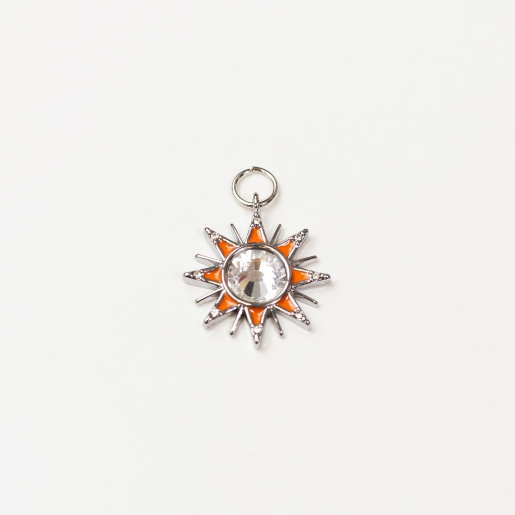 Apollo Enamel Sun Charm