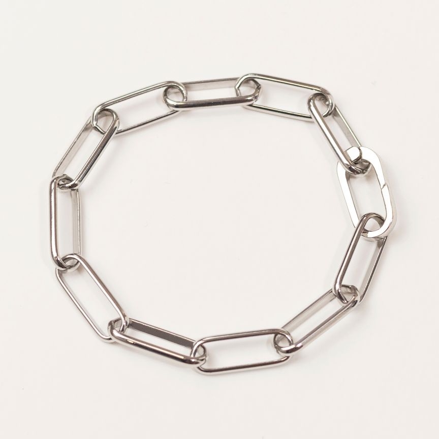 Ovale Bracelet Chain in Silver