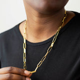 Ovale Necklace Chain in Gold