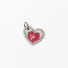 Venus Enamel Heart Charm